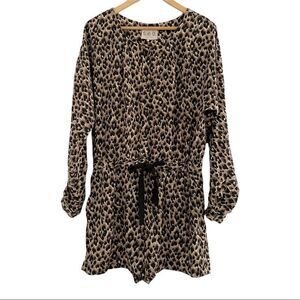 SEA NY Leopard Print Romper